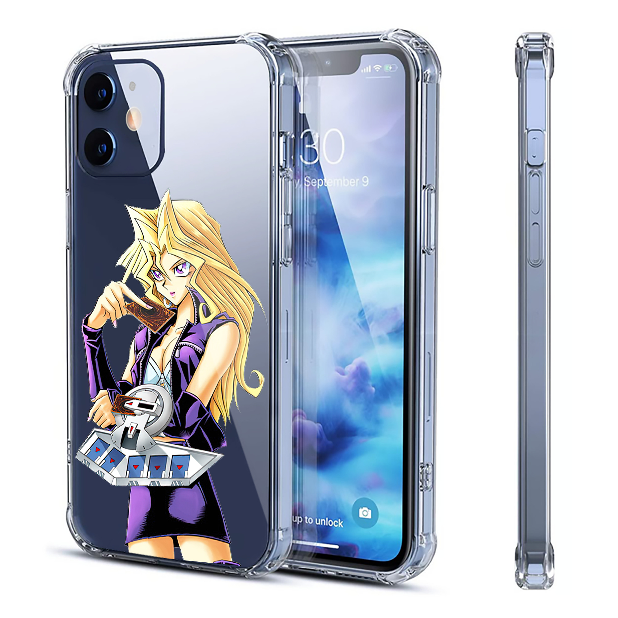（画像用） 遊☆戯☆王 Yu-Gi-Oh! 【iPhone 12シリーズ対応】透明スマホケース（クリアソフトケース）
